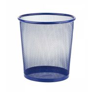 Bigpoint BP40935 Küçük Mavi Metal Perfore Çöp Kovası