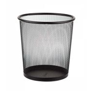 Bigpoint BP40995 Küçük Siyah Metal Perfore Çöp Kovası