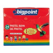 Bigpoint BP743 24 Renk Çantalı Köşeli Pastel Boya