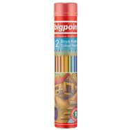 Bigpoint BP941 12 Renk Metal Tüp Tam Boy Kuru Boya