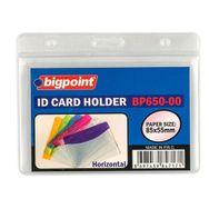 Bigpoint Korumalı Yatay Şeffaf 85x55 mm Kart Poşeti