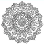Bigpoint Mandala Baskılı 30x30 cm Pres Tuval