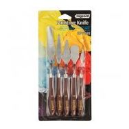 Bigpoint Metal Spatula Painting Knife 5'li Set