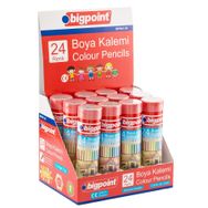 Bigpoint Metal Tüpde 24 Renk Kuru Boya Kalemi