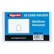 Bigpoint Şeffaf 86x55 mm 10'lu Poşet Kimlik Ehliyet Kabı