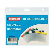 Bigpoint Yatay Şeffaf 105x74 mm Kart Poşeti