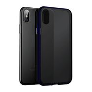 Bikapak iPhone X / iPhone XS Elit Shine Mavi Cep Telefonu Kılıfı