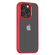 Bikapak Kırmızı Elit Crystal iPhone 15 Pro Max Kılıf