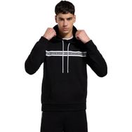Bikkembergs PBMF0035 Siyah Erkek Kapüşonlu Sweatshirt