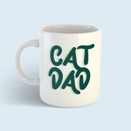 Bikutumutluluk Cat Dad Kedi Babası Kupa Bardak