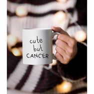 Bikutumutluluk Cute but Cancer Yengeç Burcu Kupa Bardak
