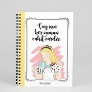 Bikutumutluluk N039 Renkli Tasarım Spiralli Defter
