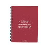 Bikutumutluluk N082 A5 Tasarım Spiralli Defter