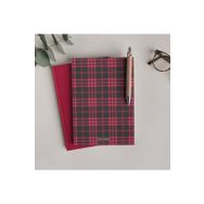Bikutumutluluk Siyah Kırmızı Ekose Defter