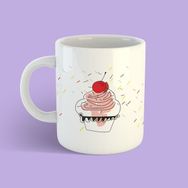 Bikutumutluluk Tasarım Serisi Cupcake Kupa
