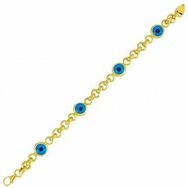 Bilezikhane 14BLK031500 Göz Boncuklu 14 Ayar 18.33 gr Altın Bileklik