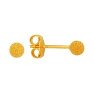 Bilezikhane 22 Ayar 1.20 Gram Altın Top Küpe Kumlu