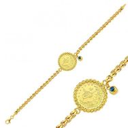 Bilezikhane 22 Ayar Güverse Zincirli Reşat Çeyrek Bileklik