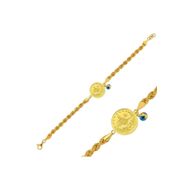 Bilezikhane 22 Ayar Halat Zincirli Reşat Çeyrekli Bileklik