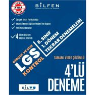 Bilfen Yayınları 8. Sınıf LGS 1. Dönem 4 Deneme