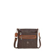 Bilik Deri MTŞ 269-MN Monogram Kahve/Taba Kadın Çapraz Askılı Çanta
