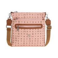 Bilik Deri MTŞ 269-MN Monogram Pembe/Taba Kadın Çapraz Askılı Çanta