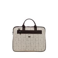 Bilik Deri RH09 BUSİNESS-MN Monogram Bej Kahve Unisex Laptop ve Evrak Çantası