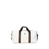 Bilik Deri RH25 DUFFLE-MN Monogram Beyaz Unisex Seyahat Çantası