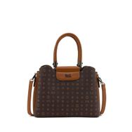 Bilik Deri RİV 228-MN Monogram Kahve/Taba Kadın El Çantası