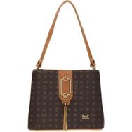 Bilik Deri RİV 232-MN Monogram Kahve Camel Kadın El Çantası
