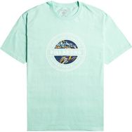 Billabong EBYZT00105 Rotor Fill Turkuaz Erkek T-shirt