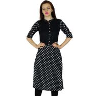 Bimba Kurti Pamuk Klasik Şık Siyah Kurta Kadın Tunik