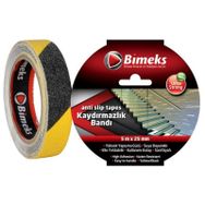 Bimeks 5 mt x 25 Sarı/siyah Kaydırmaz Bant