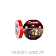 Bimeks Çift Taraflı 10 mt x 25 mm Extra Güçlü Köpük Montaj Bant