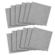 Bimiti Açık Gri Kendinden Yapışkanlı Dayanıklı Zemin Kaplaması Kaymaz Lateks Altlıklı Ev ve Ofis için 30 x 30 cm 12 Adet Set Yer Halı Karoları