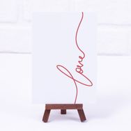 Bimotif 12x17 cm 2 Adet Love Signature Not Kartı