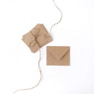Bimotif 50 Adet Kraft Minik Zarf