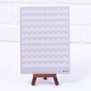 Bimotif A5 2 Sayfa Dantel Motifli Gri Sticker Seti