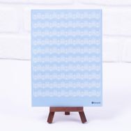 Bimotif A5 2 Sayfa Dantel Motifli Mavi Sticker Seti