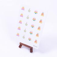 Bimotif A5 2 Sayfa Doğum Günü Pastası Sticker Seti
