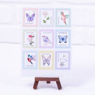 Bimotif A5 2 Sayfa Karışık Figürlü Renkli Pul Sticker Seti