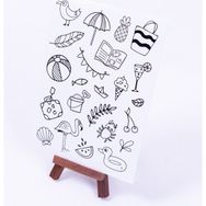 Bimotif A5 2 Sayfa Tatil Doddle Sticker Seti