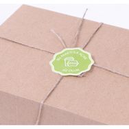 Bimotif Bu Paketi İlk Açan Siz Olun Yeşil 6 cm 12 Adet Sticker