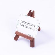 Bimotif Düğünümüze Hoşgeldiniz 6.5x8.5 cm 10 Adet Tebrik Kartı