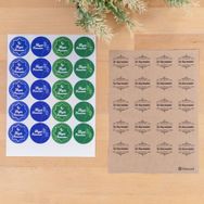 Bimotif Hayırlı Ramazanlar İyi Bayramlar 3.2 cm Birer Sayfa Sticker Seti
