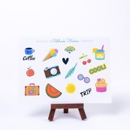 Bimotif Holiday A5 2 Sayfa Renkli Notebook Sticker Seti