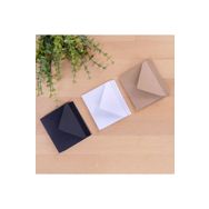 Bimotif Minik 7x9 cm 15 Adet Kraft + Beyaz + Siyah Zarf Seti