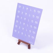 Bimotif Mor A5 2 Sayfa Beden Ölçüleri Sticker Seti