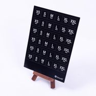 Bimotif Siyah A5 2 Sayfa Beden Ölçüleri Sticker Seti