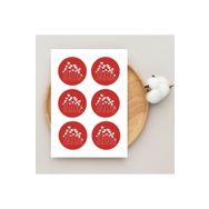 Bimotif T4169 7.8 x 7.8 cm 2 Sayfa Kalp Çubukları Sticker